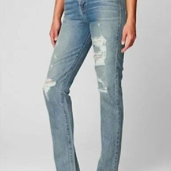 The Cooper Slim High Rise Medium Wash Straight Leg Blank NYC Jeans 24 - Picture 2 of 12